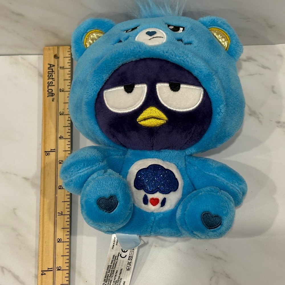 Sanrio Badtz-Maru Plush Unisex 8" Blue Care Bears Grumpy Bear Costume 2023 - Picture 3 of 6